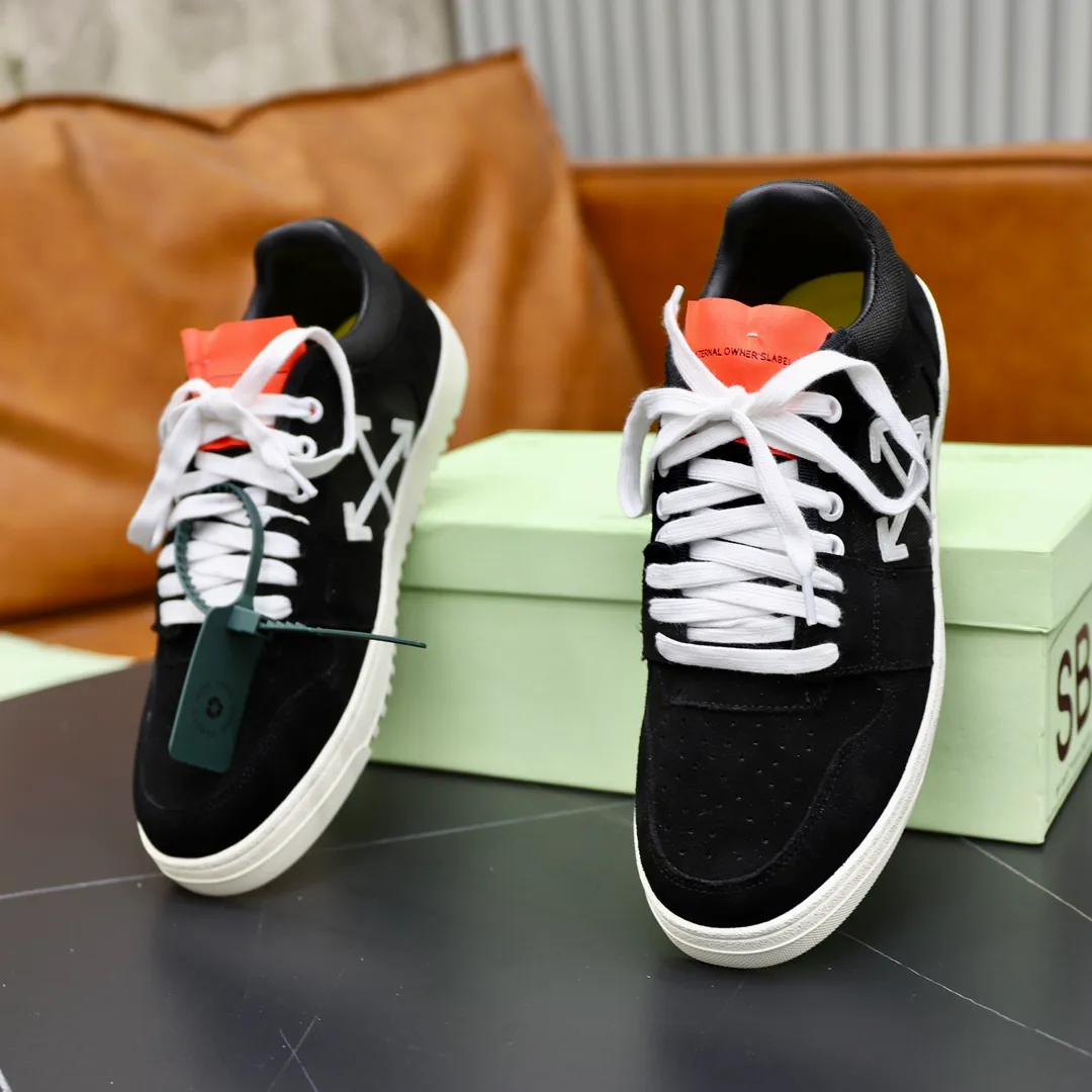 Men's shoes: 462💰💶【off-white】👫 Original one-to-one replica, high-end quality🥳The latest model has not been listed on the official website yet, the top version. Fabric: Imported original leather splicing Lining: Imported breathable mesh Outsole: Original rubber soft, light and wear-resistant Outsole Male 38-44 (customized for 45 and 46)